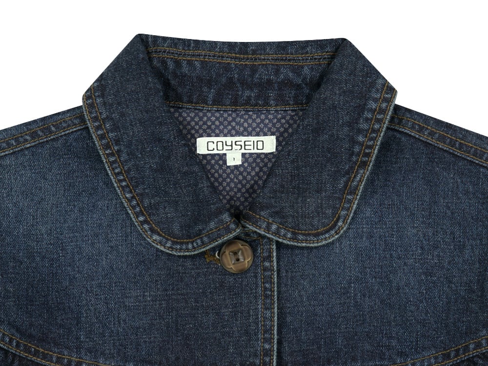 COYSEIO] DEEP DENIM JACKET NAVY 正規品 韓国ブランド 韓国通販 韓国