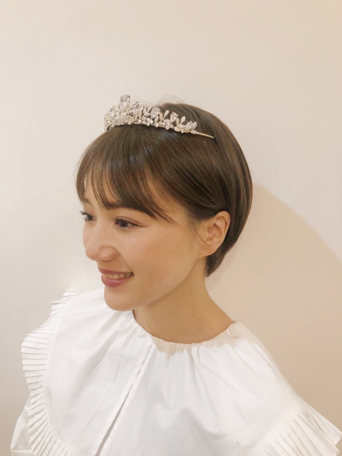 H-23 ビッグストーンティアラ | ウェディング・ブライダルアクセサリー