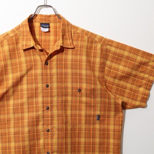 極美品 XL Puckerware Shirt Patagonia パッカーウェアシャツ パタゴニア  シアサッカー