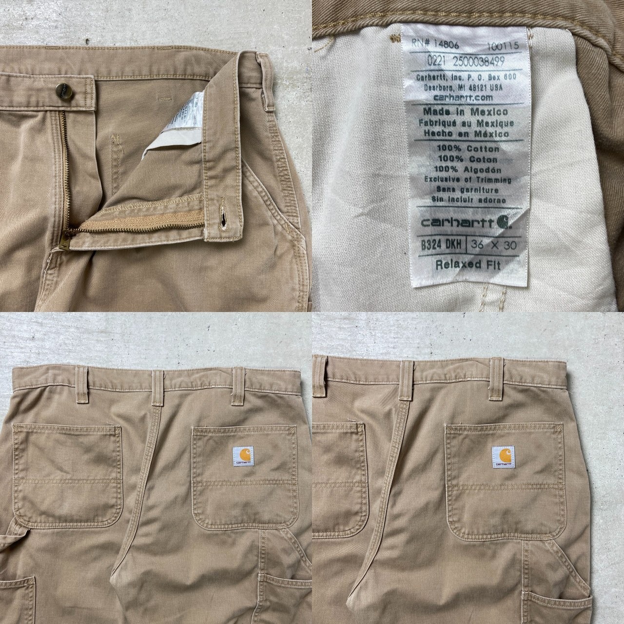 Carhartt カーハート relaxed fit コットンペインターパンツ メンズW36 