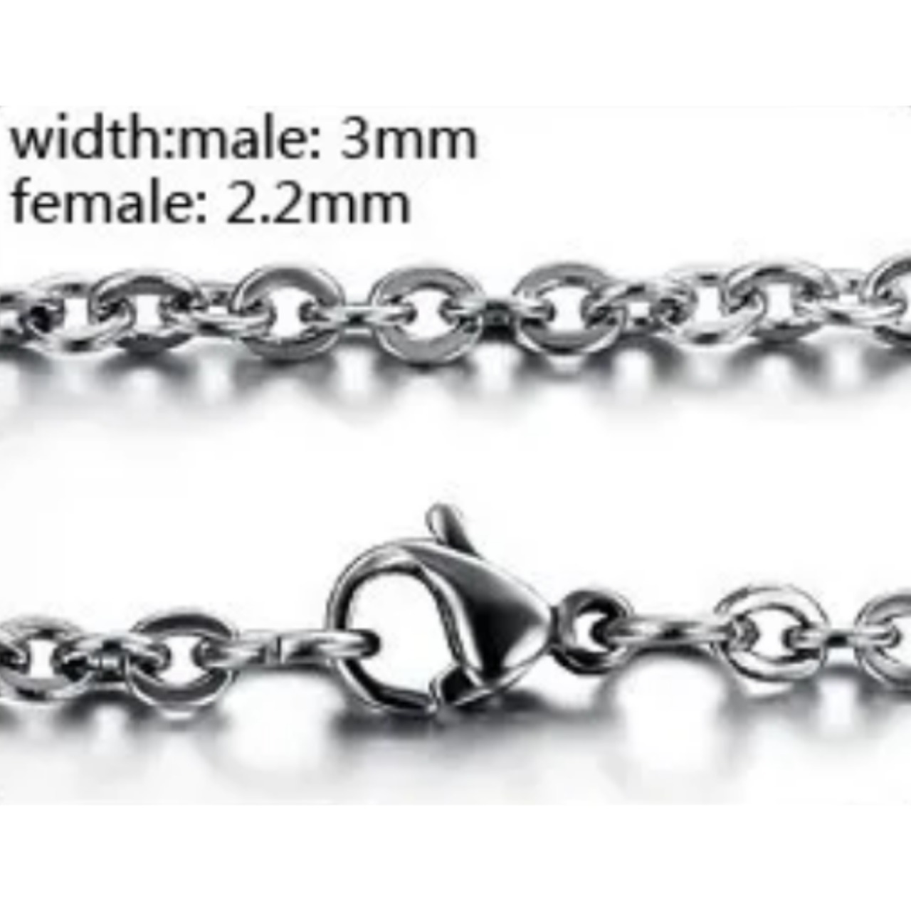 シルバー ゴールド ステンレス鋼 カップル ペア ペンダント ネックレス【0213】