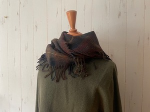 GREEN GROVE WEAVERS ラムウールフリンジ付きストール