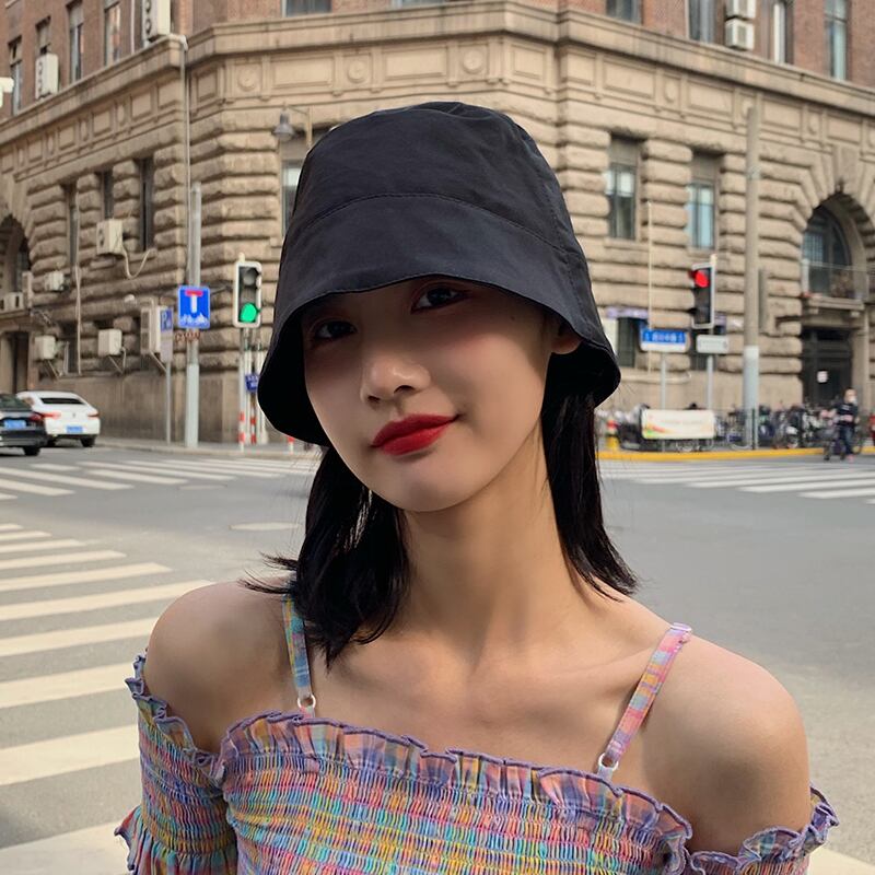 サマースタイル薄手ブラック 帽子 夏物 ブラック・アイド・ピーズ72015079765