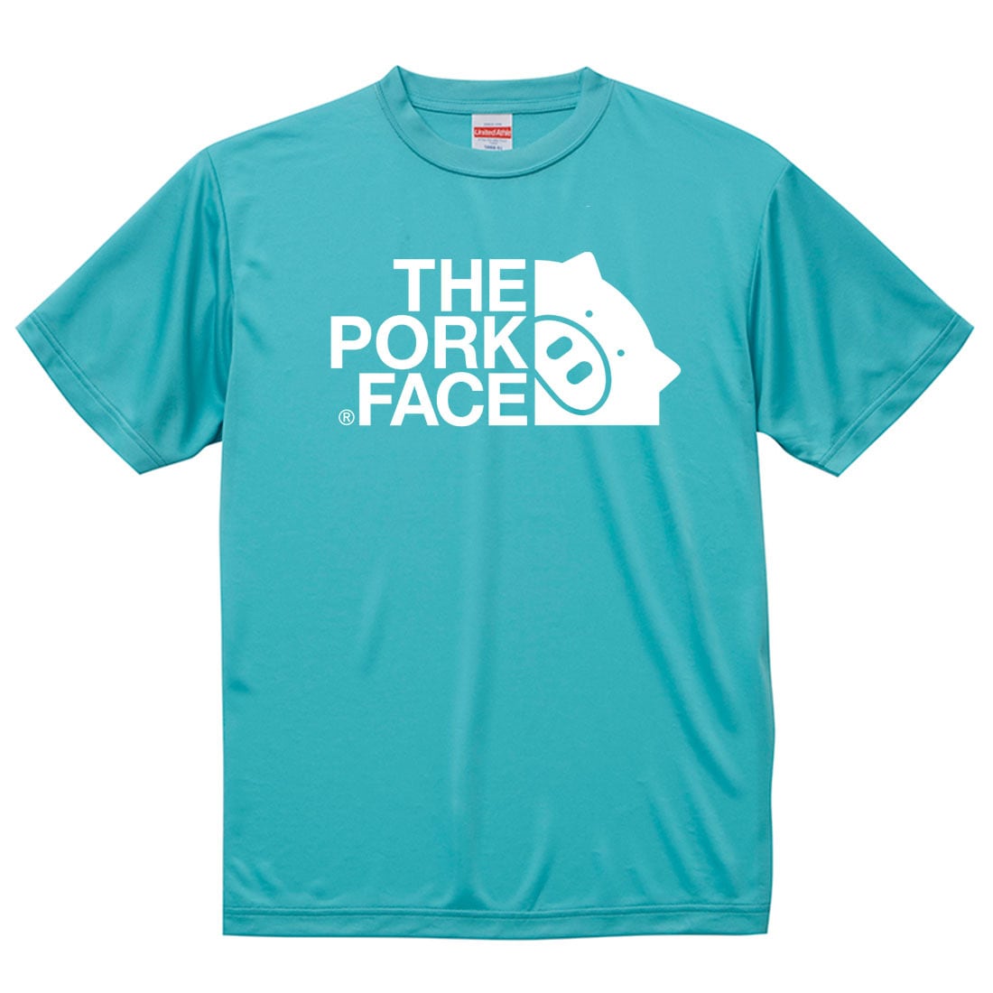 ロゴ大&ロゴ小】THE PORK FACE 4.7ozシルキードライTシャツ(S〜XXXL