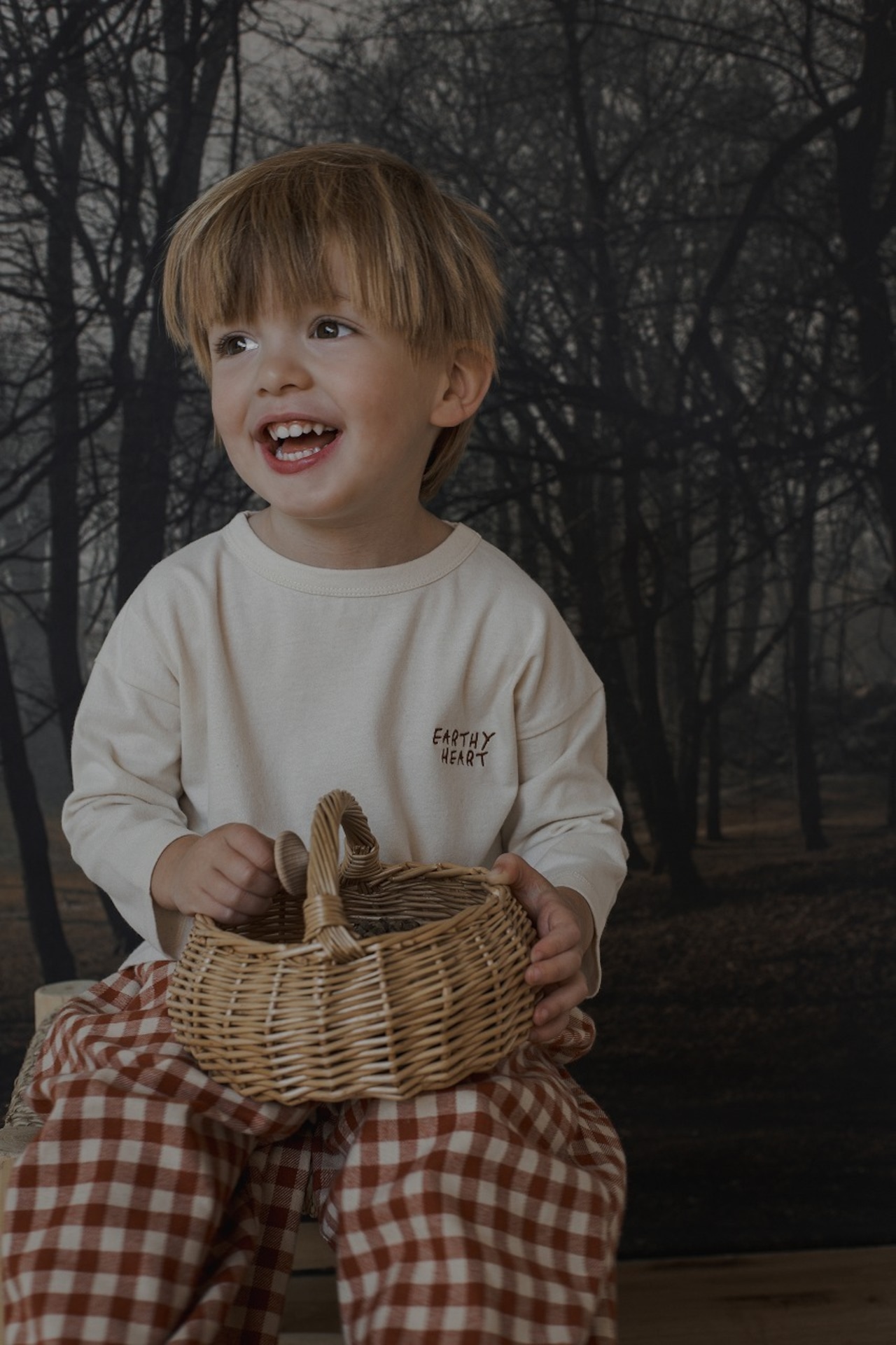 ORGANIC ZOO Earthy Heart Long Sleeve T-Shirt GOTS