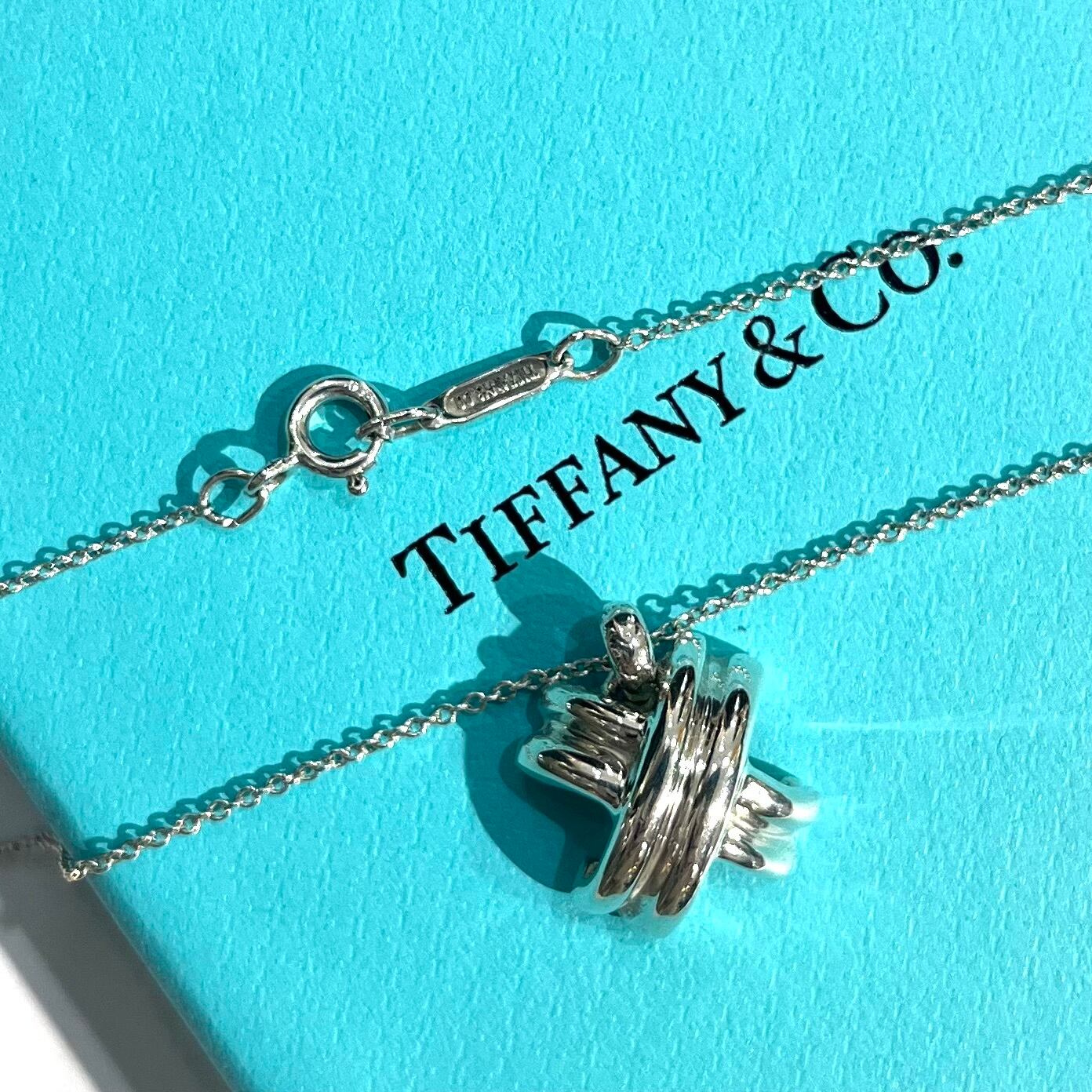 貴重 Old Tiffany SHERMER ACADEMY ハートネックレス OLD Tiffany