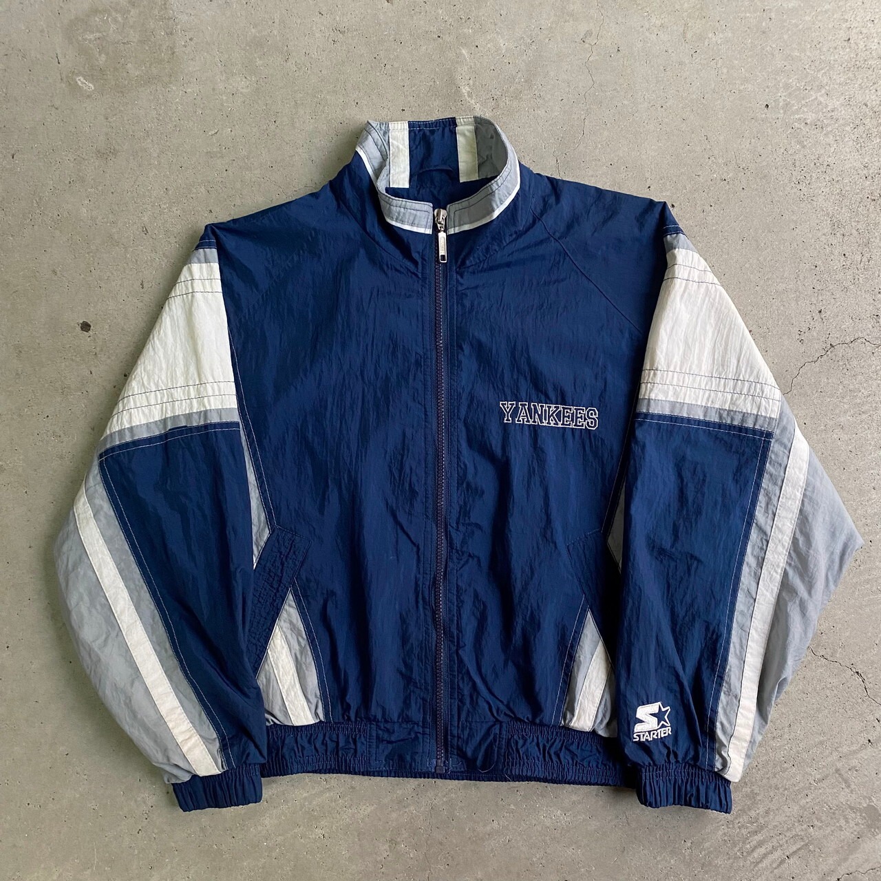kids】90年代 スターター YANKEES ヤンキース ナイロンジャケット 