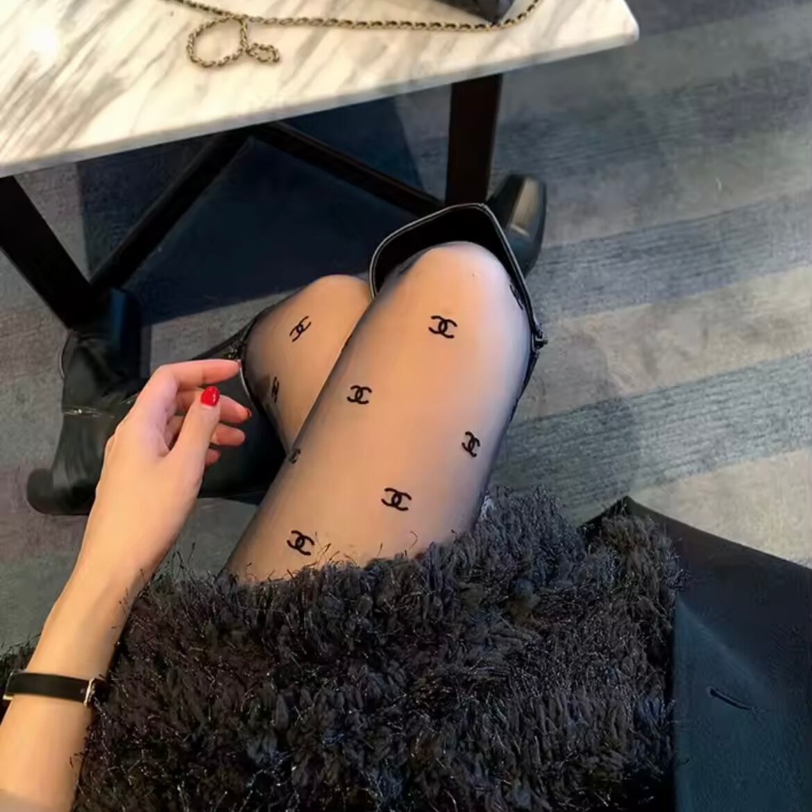 fluffy short sleeve mini dress