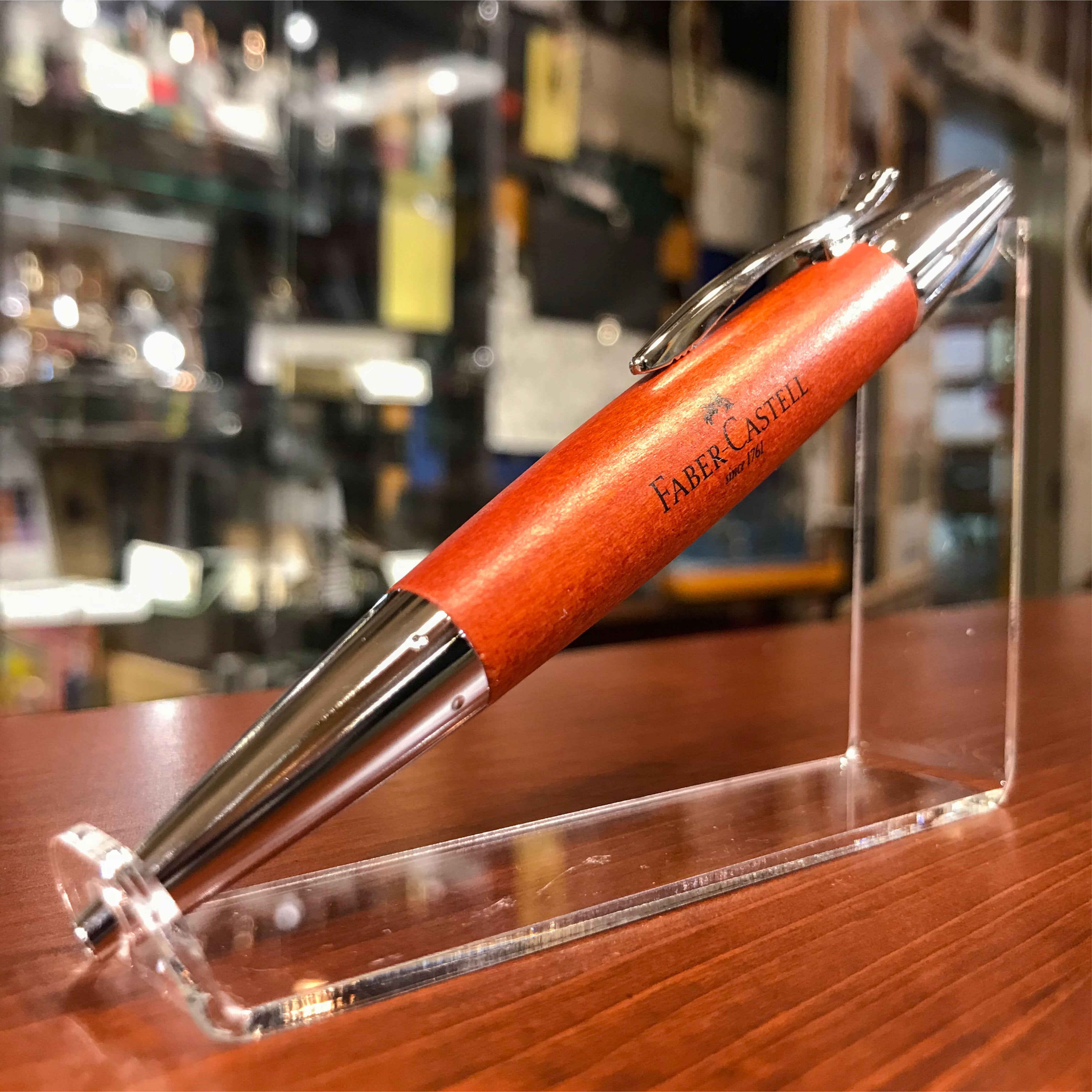 セレクト】FABER-CASTELL エモーション ウッド＆クローム 梨の木