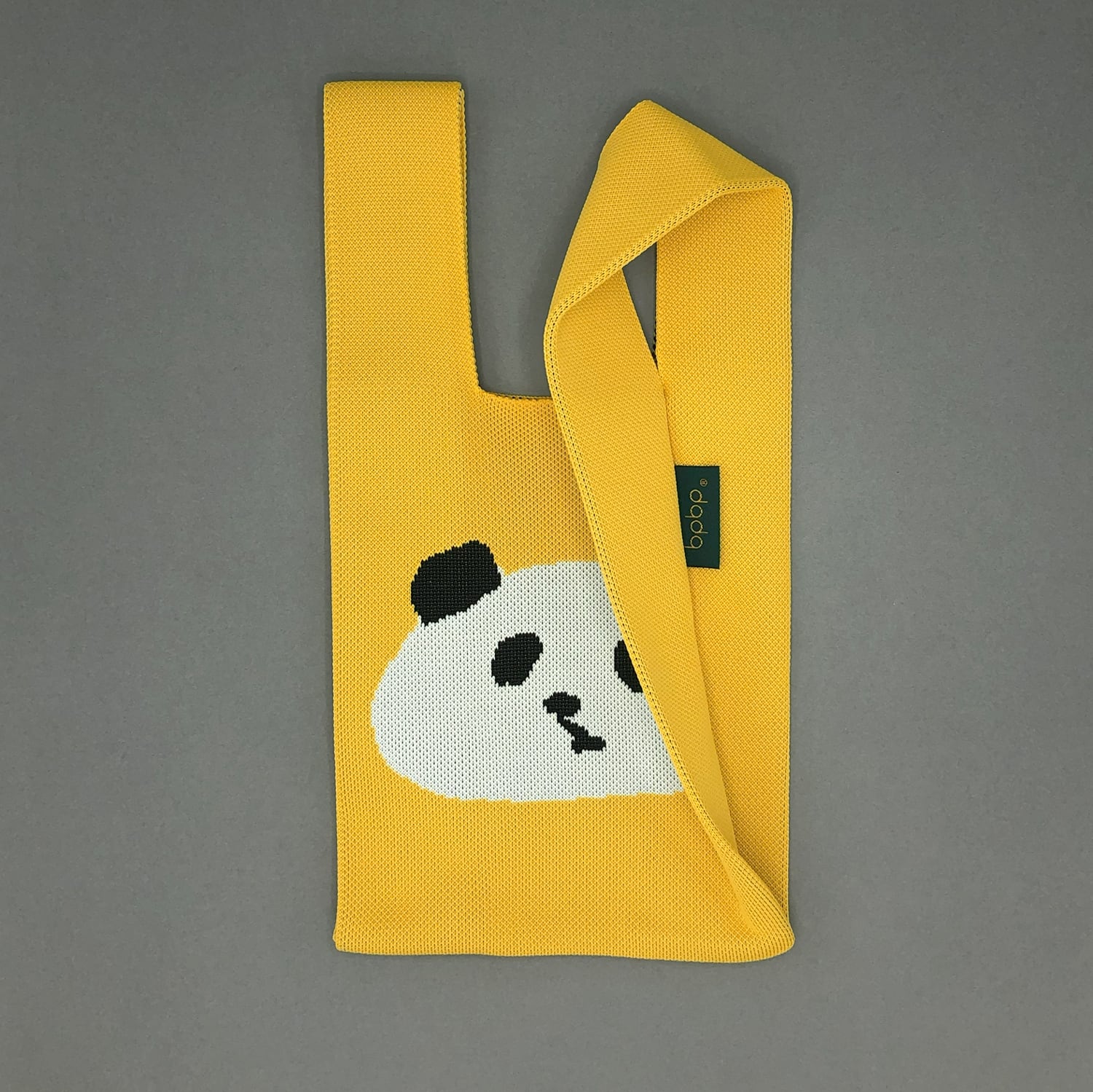 JIN KITAMURA】KNIT MINI MARCHE BAG パンダ ニット ミニマルシェ