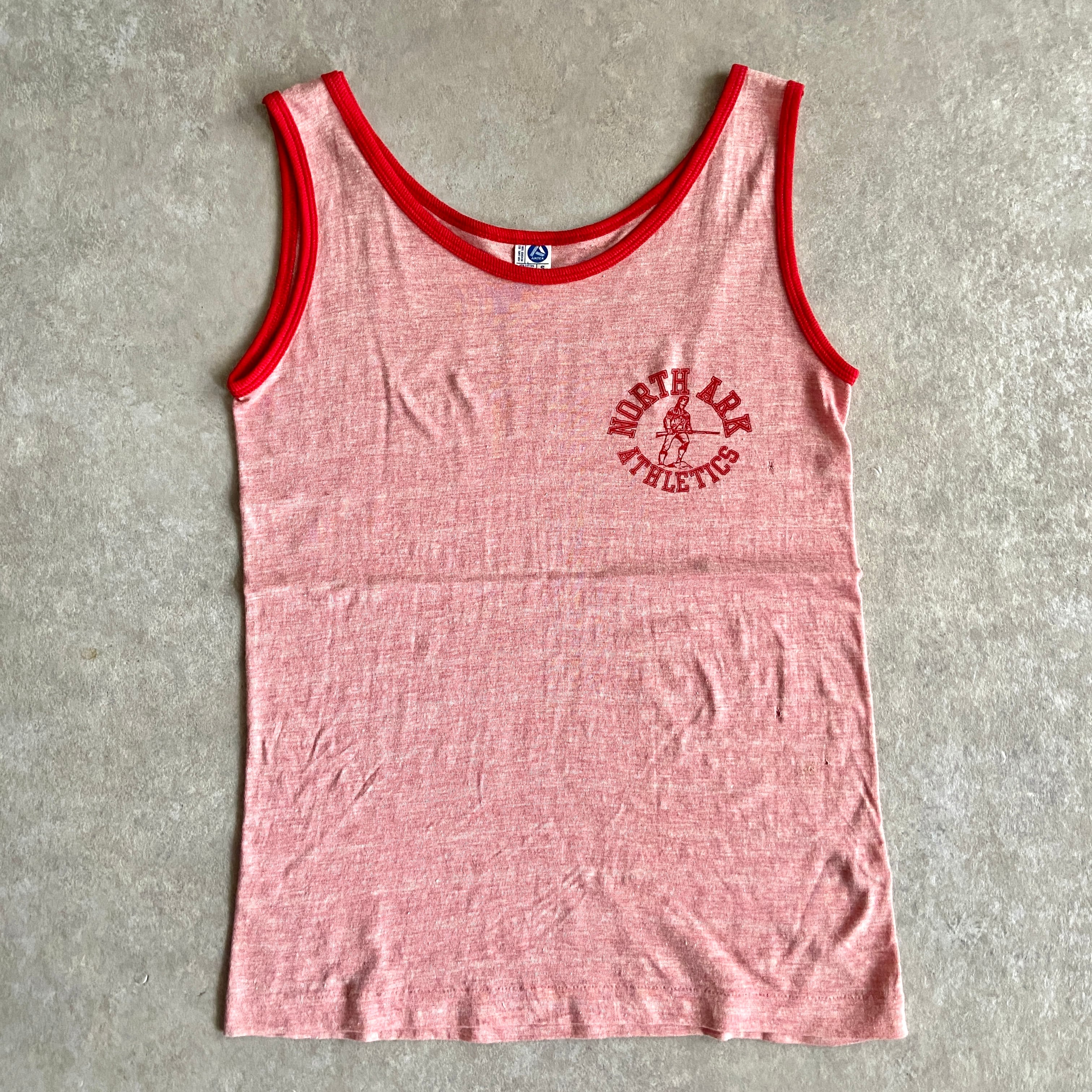 1980s ARTEX Ringer Tank Top S Made in USA