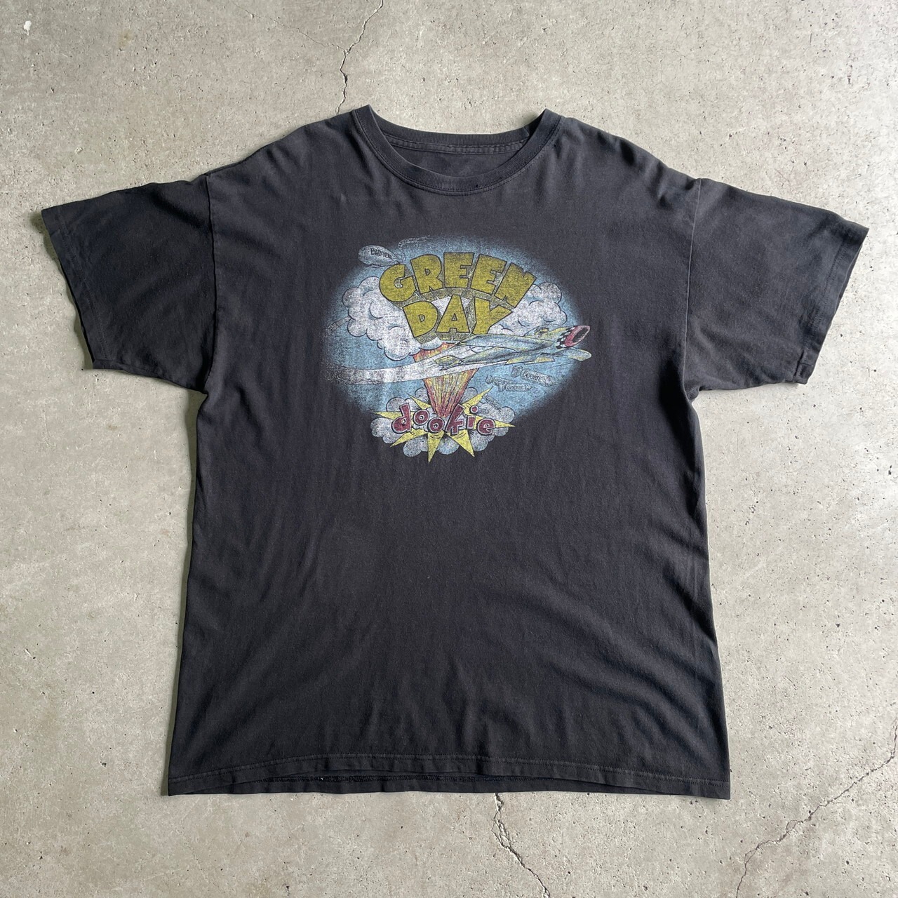 GREEN DAY グリーンデイ dookie バンドTシャツ メンズL-XL相当 古着 