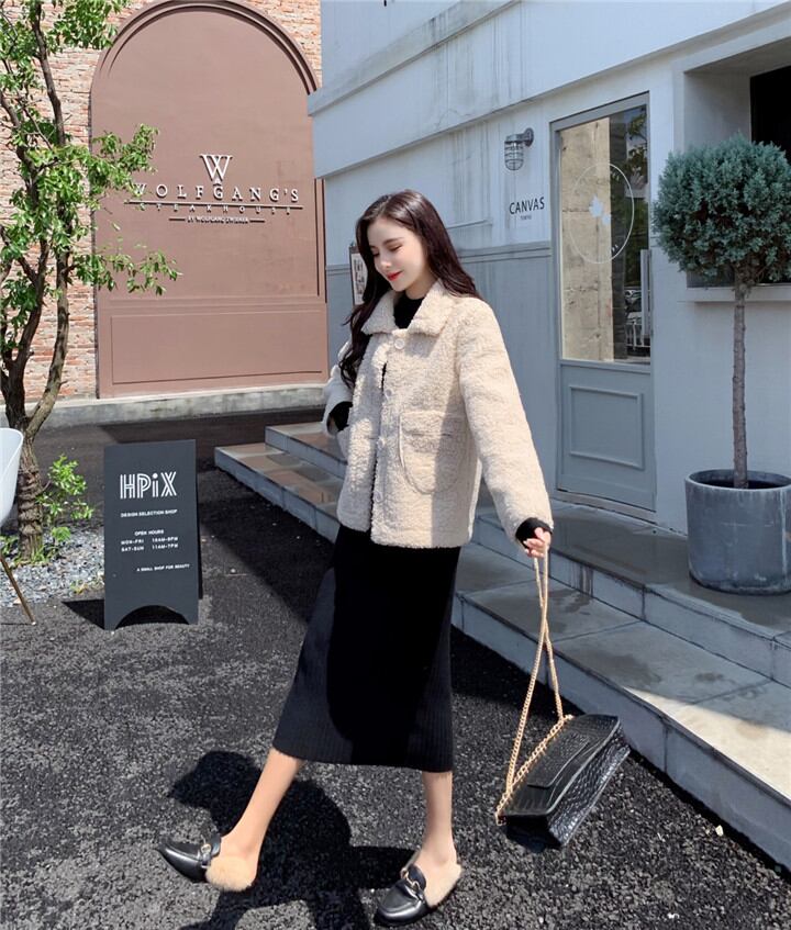 秋冬 新作 韓国 チェスターコート エレガント ファッション 短いスタイル sweet系 コート