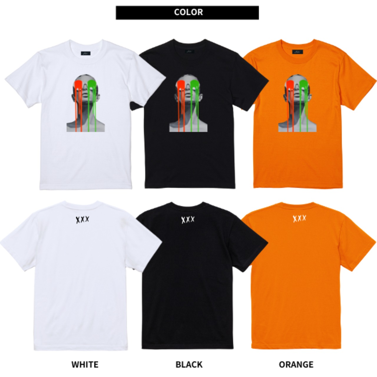 EIPOC PARIS 「Woman Tears #C" S/S T-Shirts Black/White/Orange」 - 11