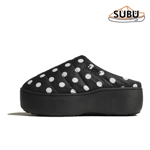 【SUBU】PLATFORM 2026新モデル 厚底 サンダル スリッポン レディース メンズ 冬サンダル F-LINE モード DOTS