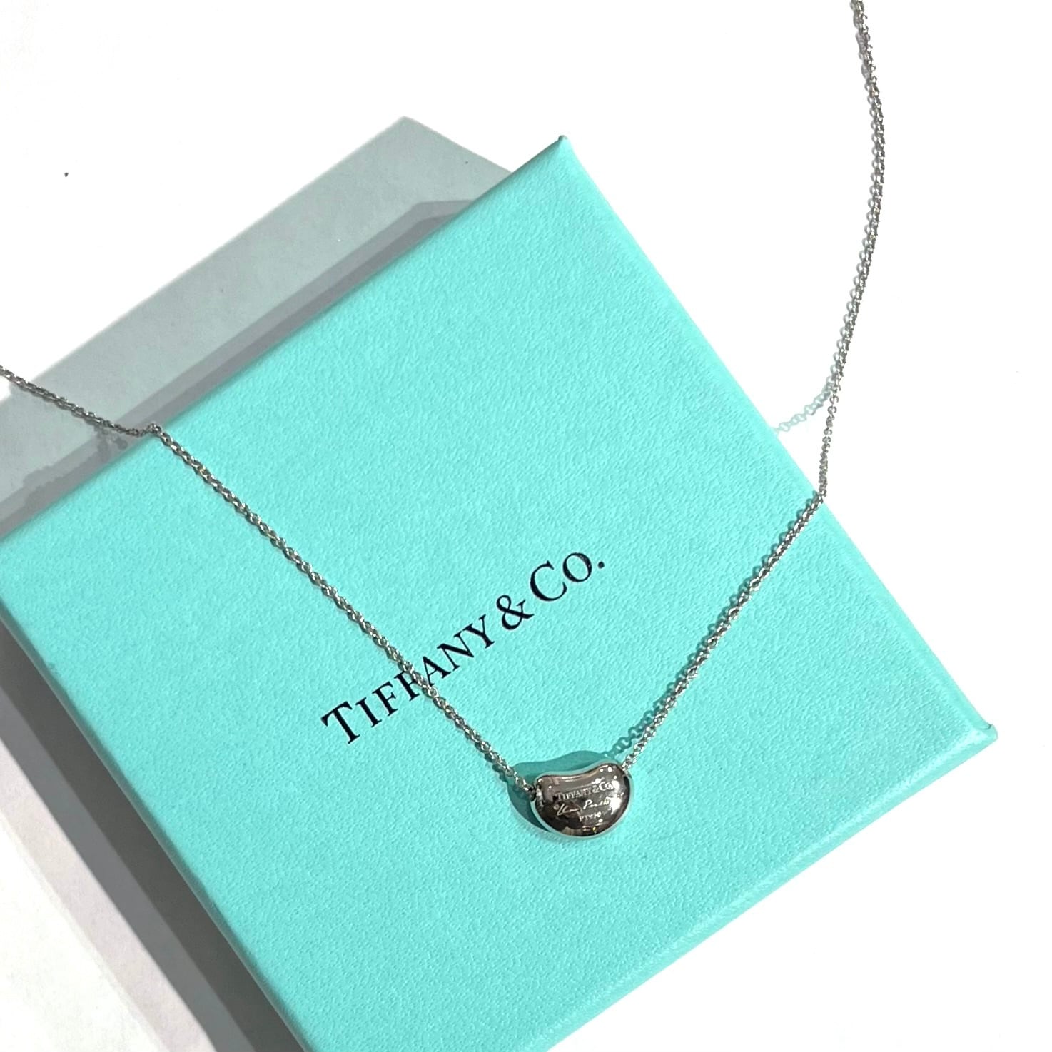TIFFANY&CO.】2047 ミニビーン ネックレス／Elsa Peretti／自然美と