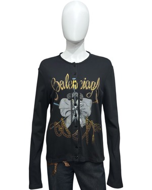 SS2006 BALENCIAGA PRINTED CARDIGAN