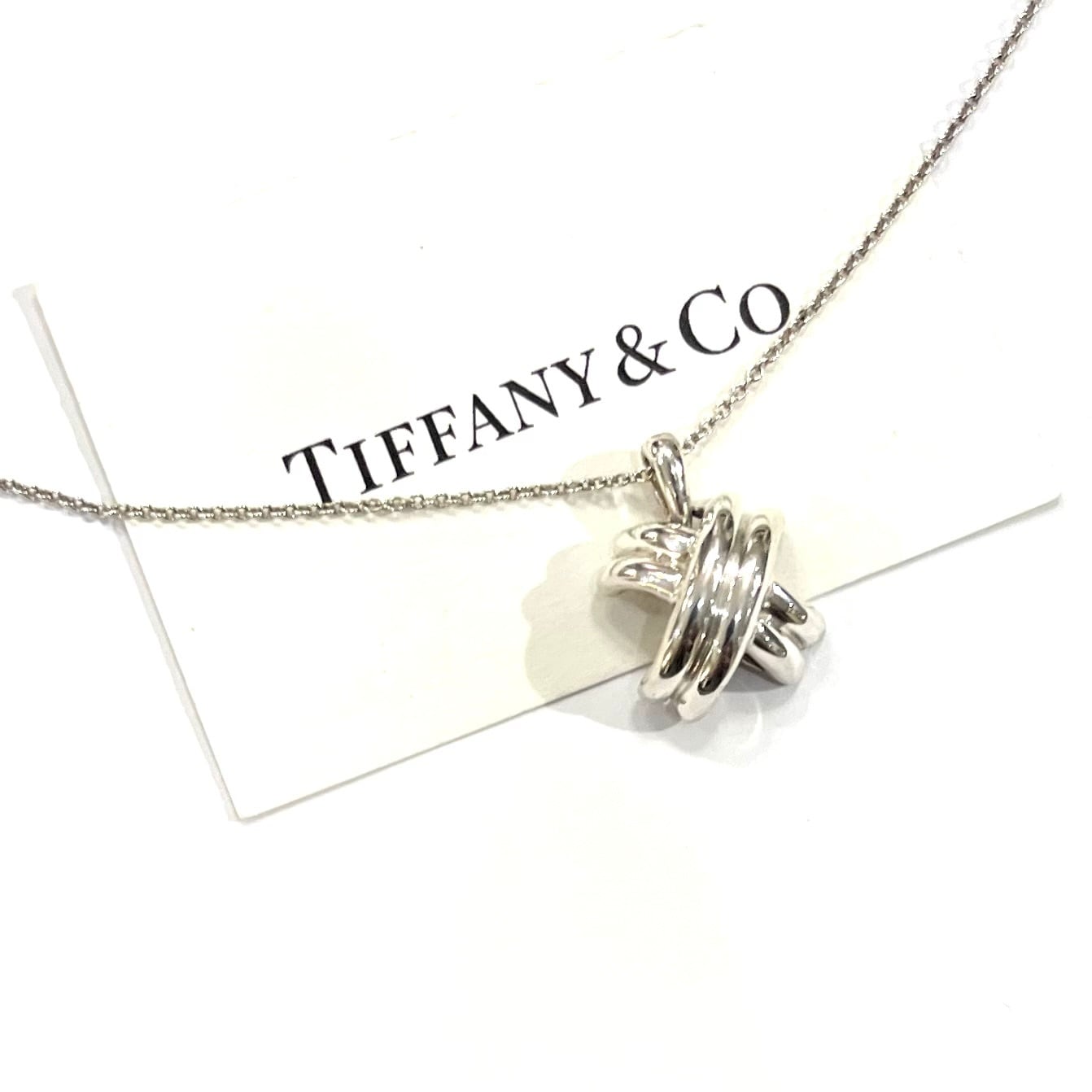 TIFFANY&CO.】2865 ティファニー シグネチャークロスリボンモチーフ