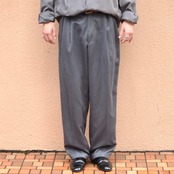 SAVANE "杢調" 2tuck slacks gray