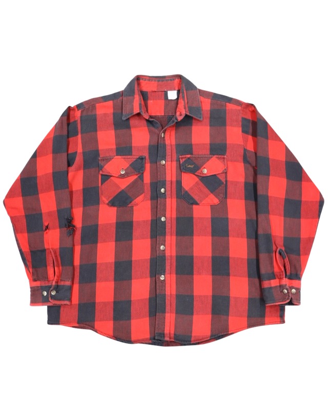 Duxbak buffalo check flannel shirt fits XL