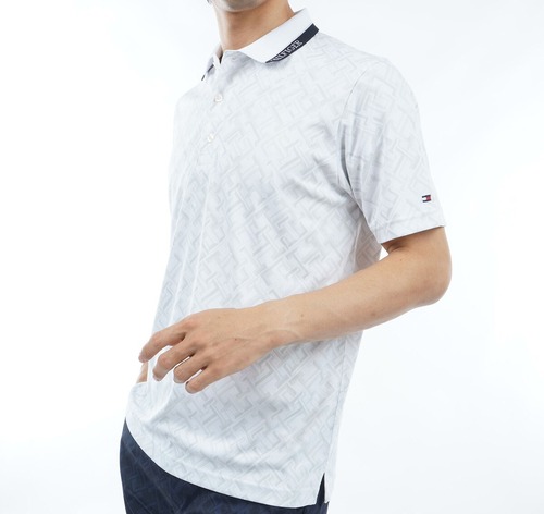 【TOMMY HILFIGER GOLF】THモノグラム 半袖ポロシャツ