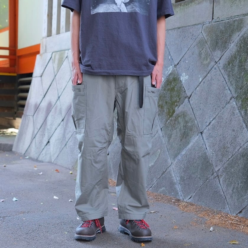 SASSAFRAS(ササフラス) Overgrown Pants 4/5-Gray-(SF-262339)