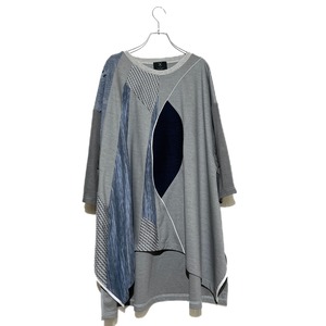 Slit-T-shirts  (grey/custom)