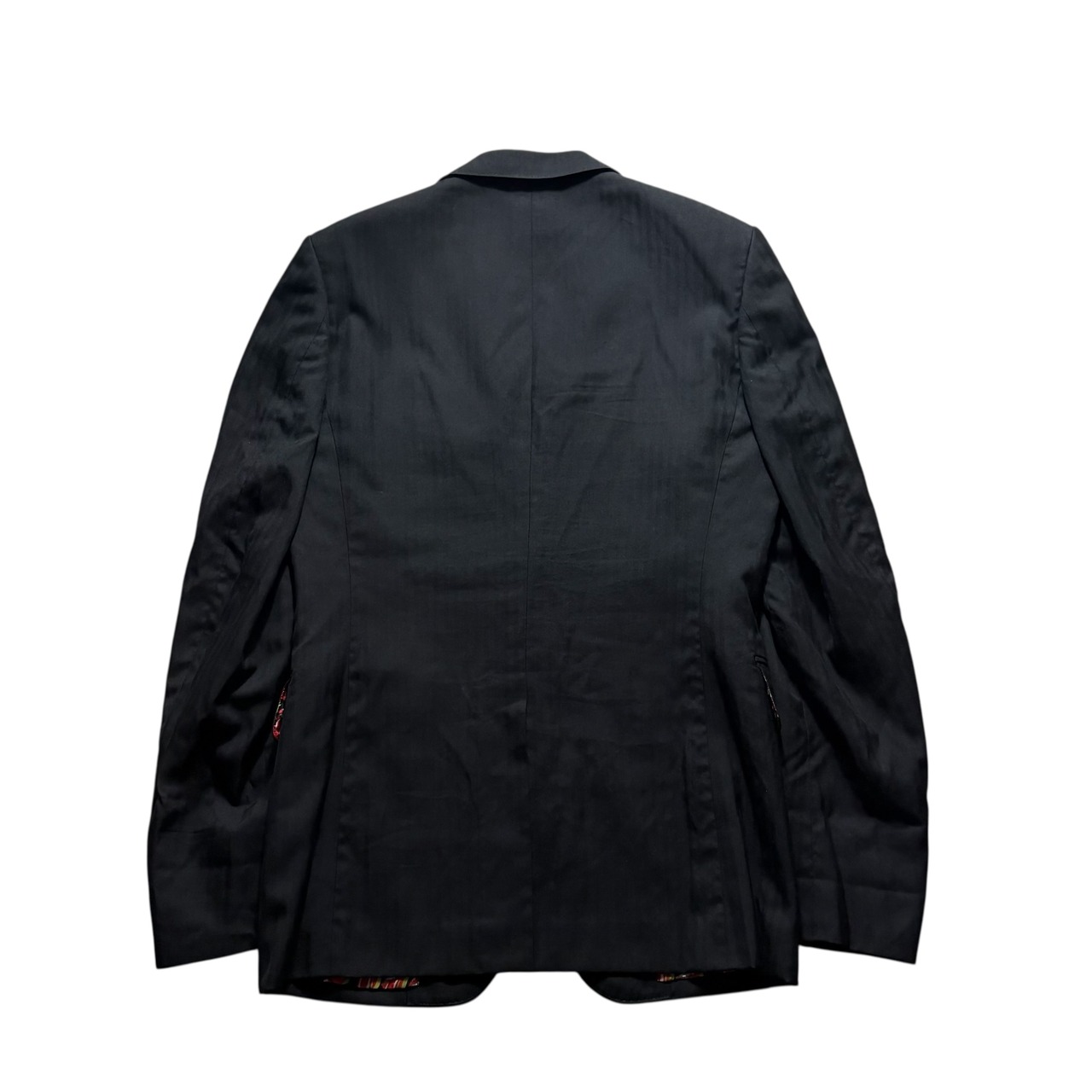 2006SS COMME des GARCONS HOMME PLUS “Rip & Tongue” black tailored jacket