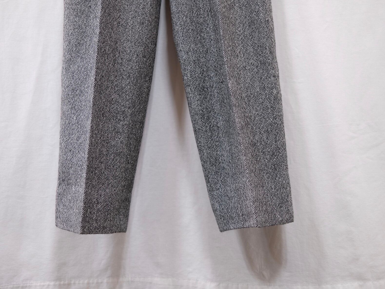 CIOTA” CIOTA × J.PRESS Herringbone Tweed Trousers Gray” | PAY ID