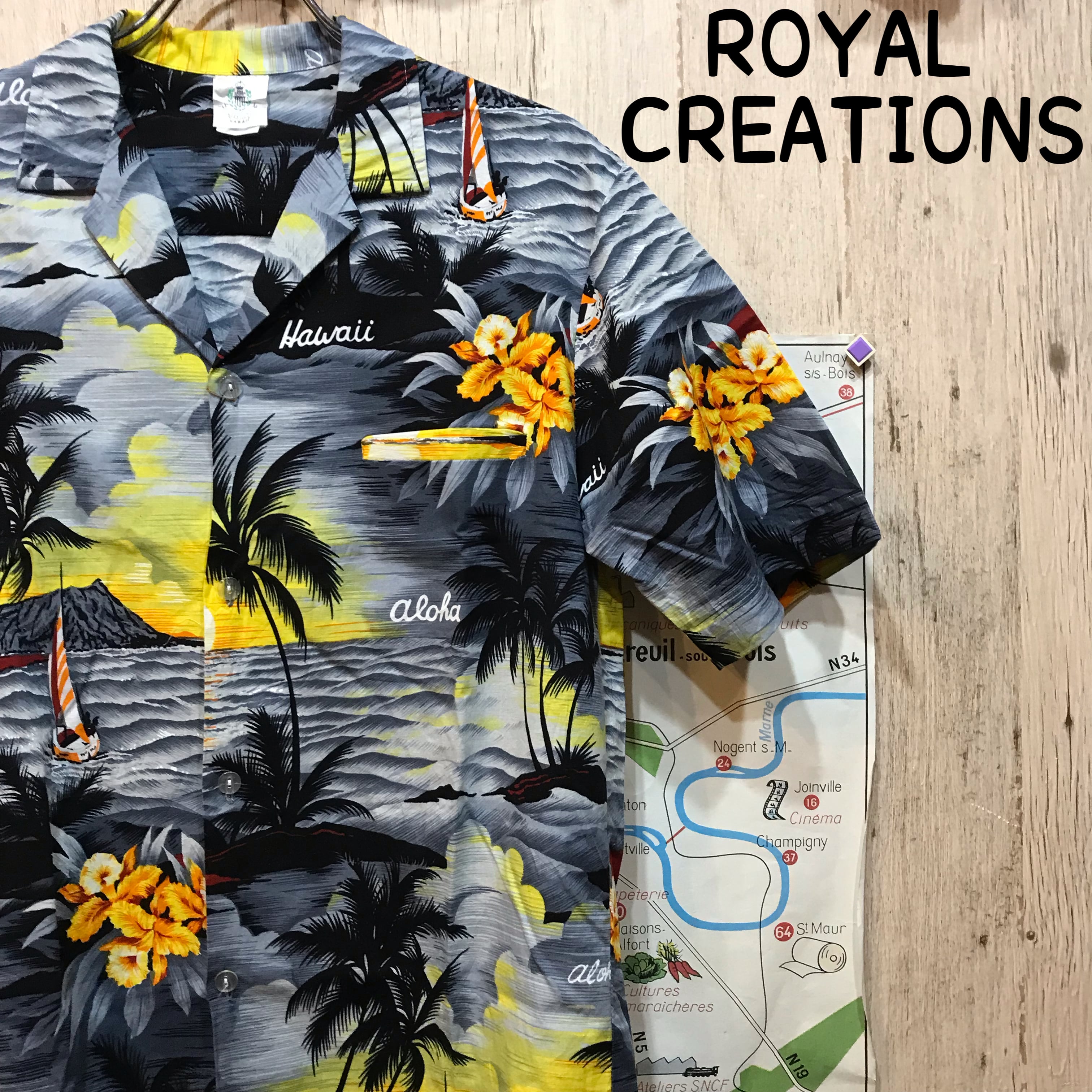 Royal Creations ロイヤルクリエイションズ　シャツ　アロハシャツ