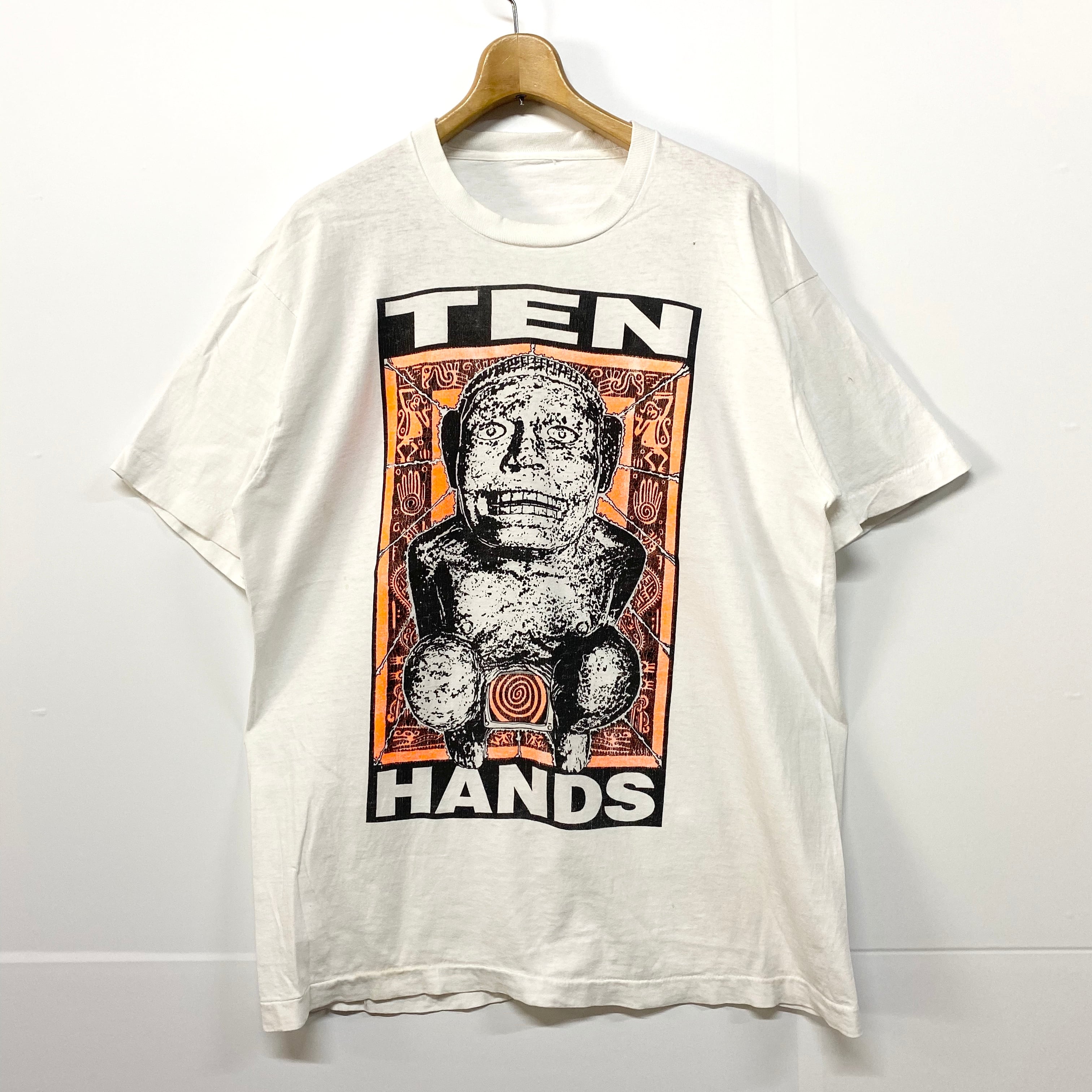 年代 TEN HANDS バンドTシャツ ヴィンテージ メンズ 古着Tシャツ