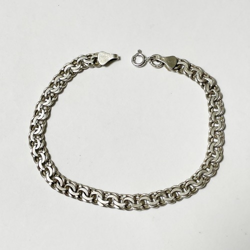 Old 925 Silver Bismarck Chain Bracelet From Hungary