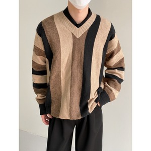 niche design casual knit（ニッチデザインカジュアルニット）-b1291