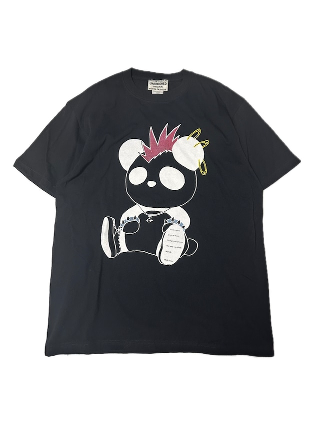 現品限りセール品UNFINISHED PUNKPANDA Tシャツ24055