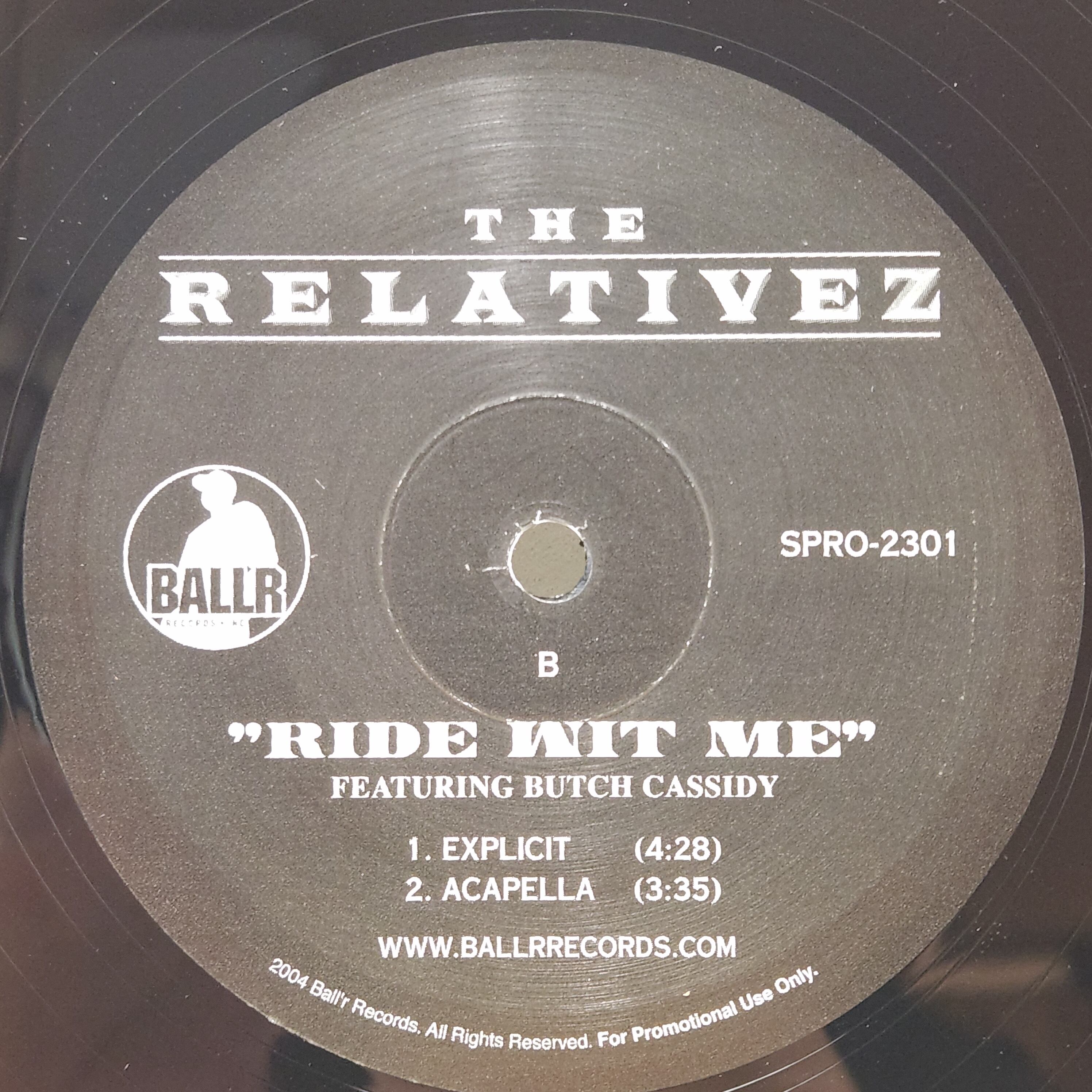 The Relativez / Ride Wit Me [SPRO-2301] - 画像3