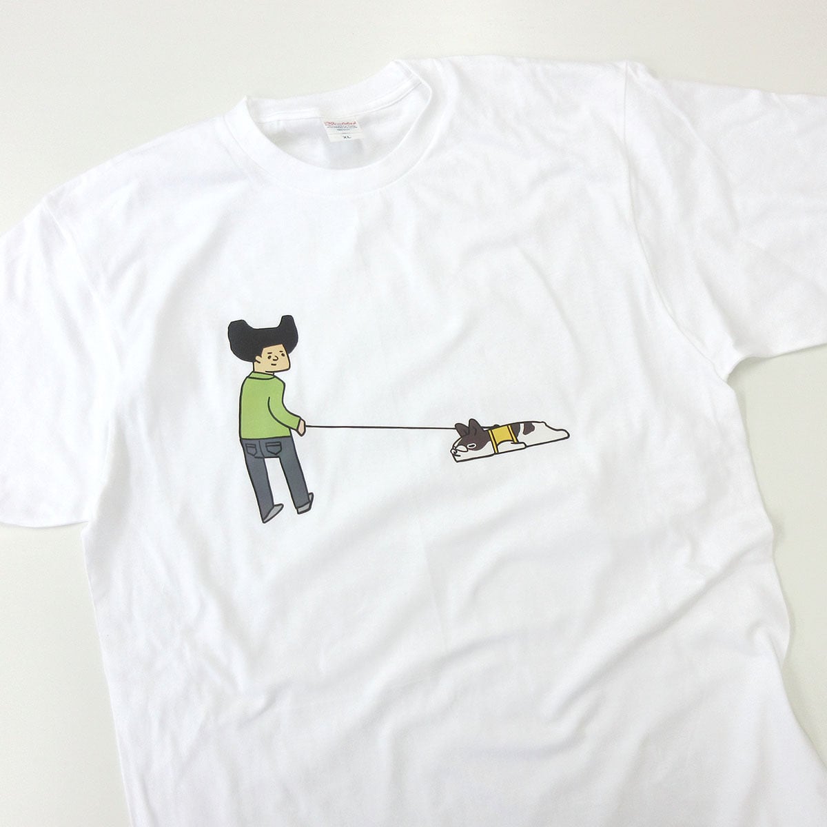 選べるデザイン フレンチブルドッグ Tシャツ dog76 ブヒ フレブル 半袖・長袖  ユニーク イラスト