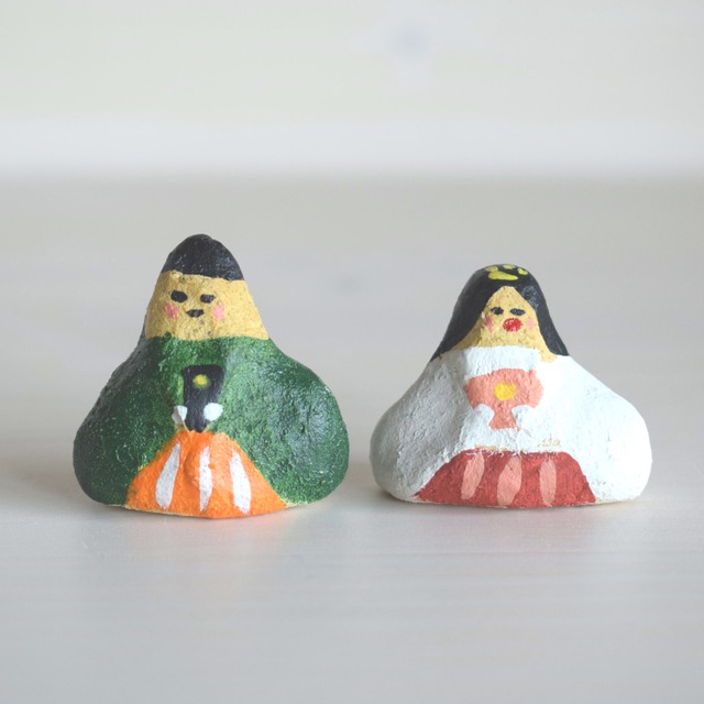 ニャン山　bit雛人形（漆喰）C