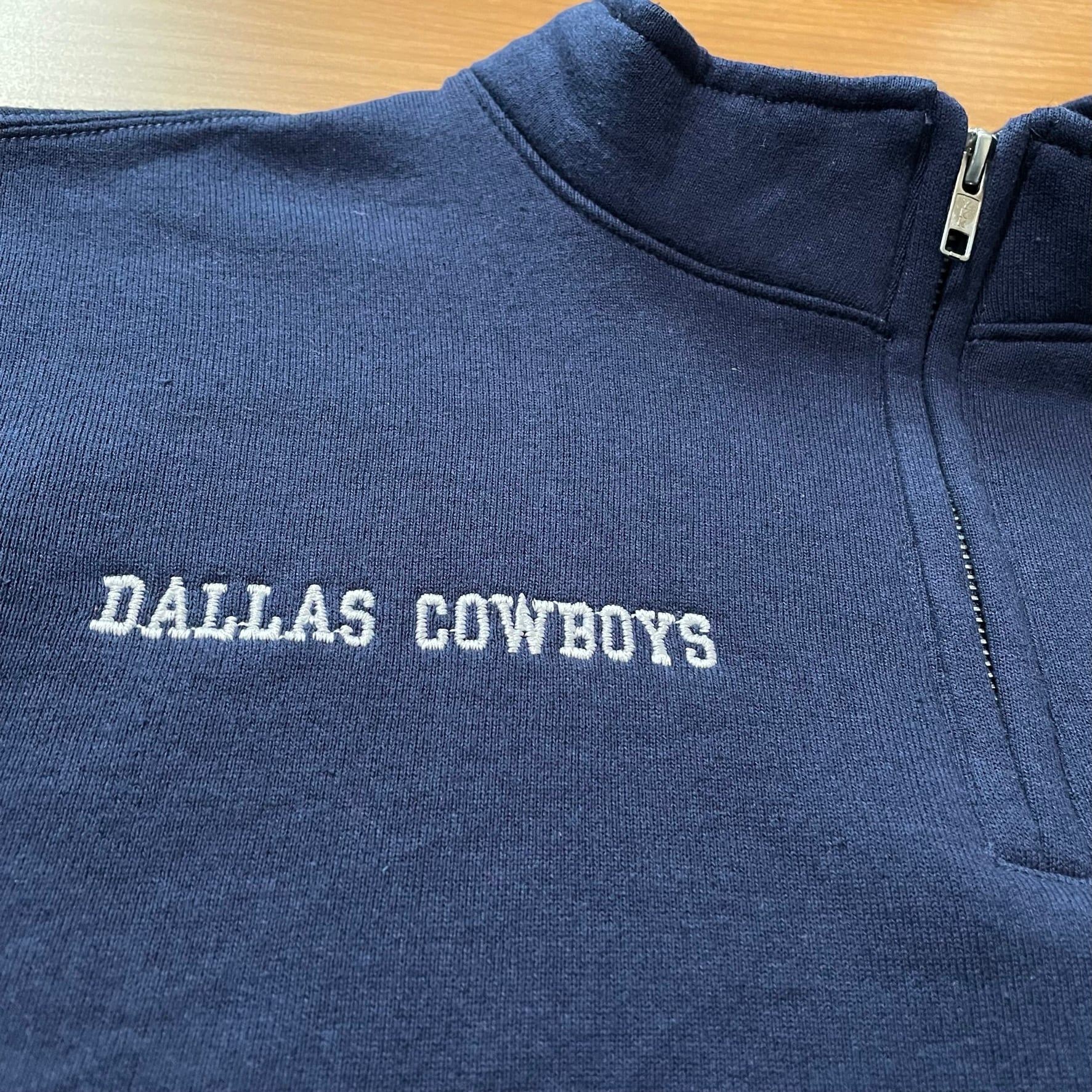 NFL Dallas cowboys ハーフジップ フリーススウェット 2XL