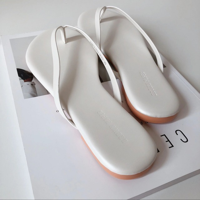 (即納) Fil. / Flip flat sandal 2color