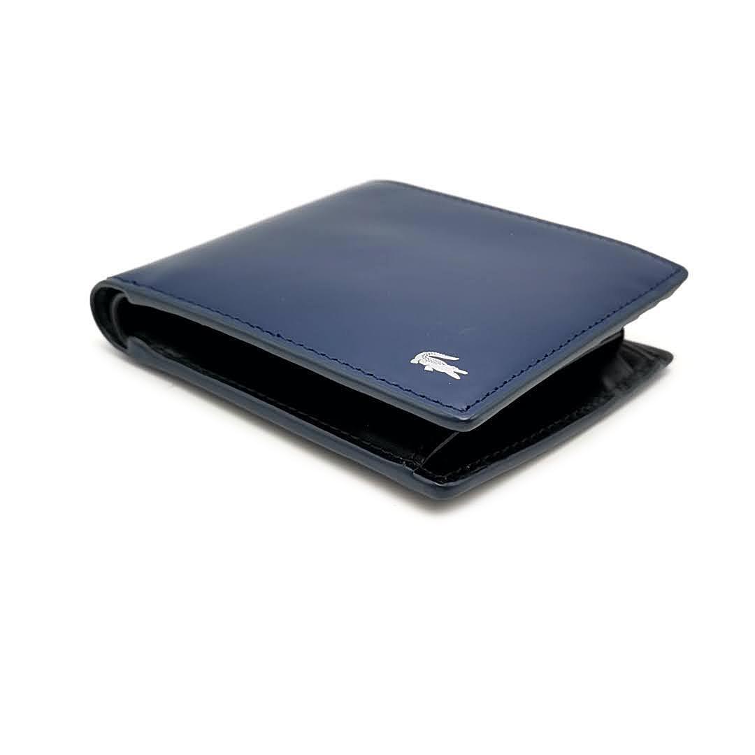 未使用 ラコステ 財布 二つ折り メンズプレミアム2 03-23062708