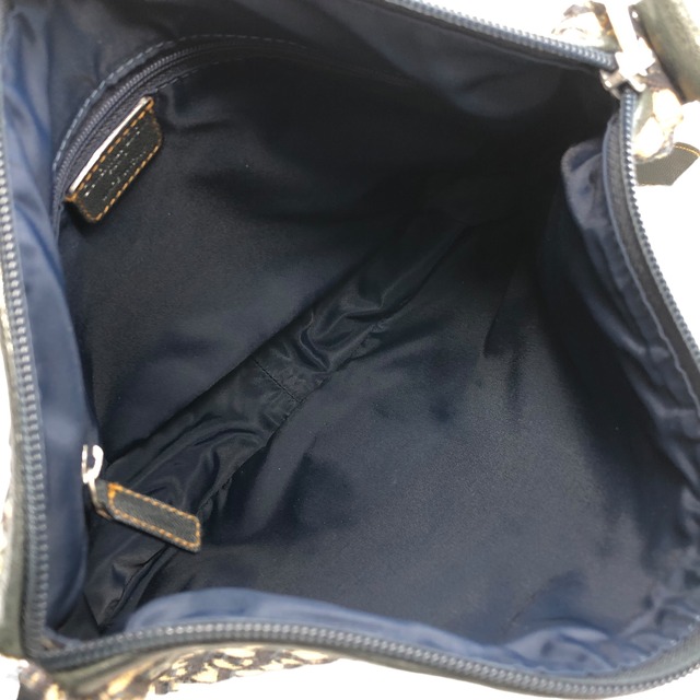 Christian Dior クリスチャン ディオール トロッター ショルダーバッグ ネイビー CD ジャガード vintage ヴィンテージ オールド dabve4