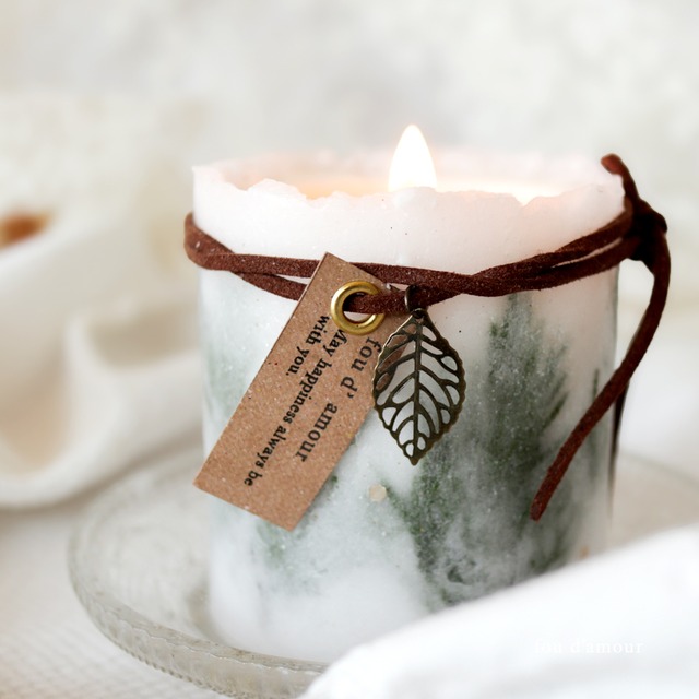 Frost Tree｜パームワックスのインテリアキャンドル