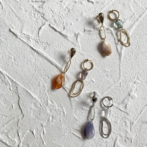 asymmetry earring GER-40/イヤリング