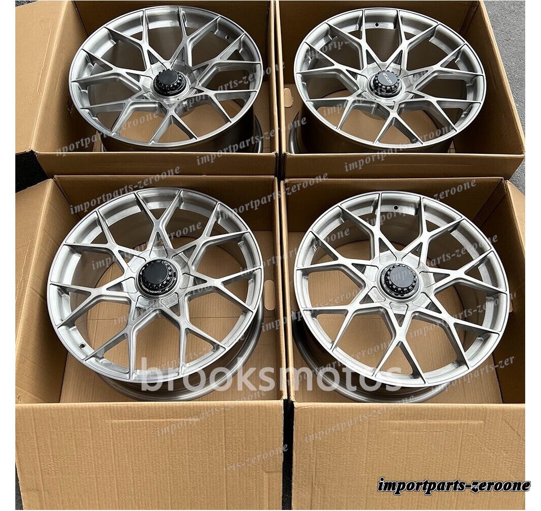 新品ポルシェ 718 GT4 20x8.5 20x11 20インチ ブラシグレー鍛造
