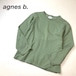 agnes b. アニエスべー ライトスウェット アースカラー ピスタチオ