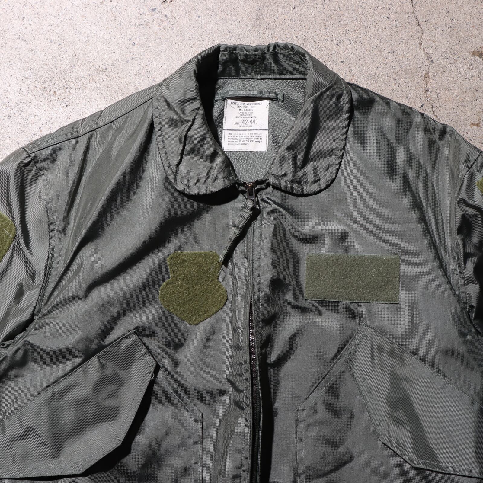 美品 L 97年 CWU-36/P フライトジャケット 米軍実物 アラミド 