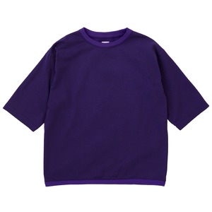 SILKET CTTN H/S TEE / シルケットコットンハーフスリーブT (PURPLE)