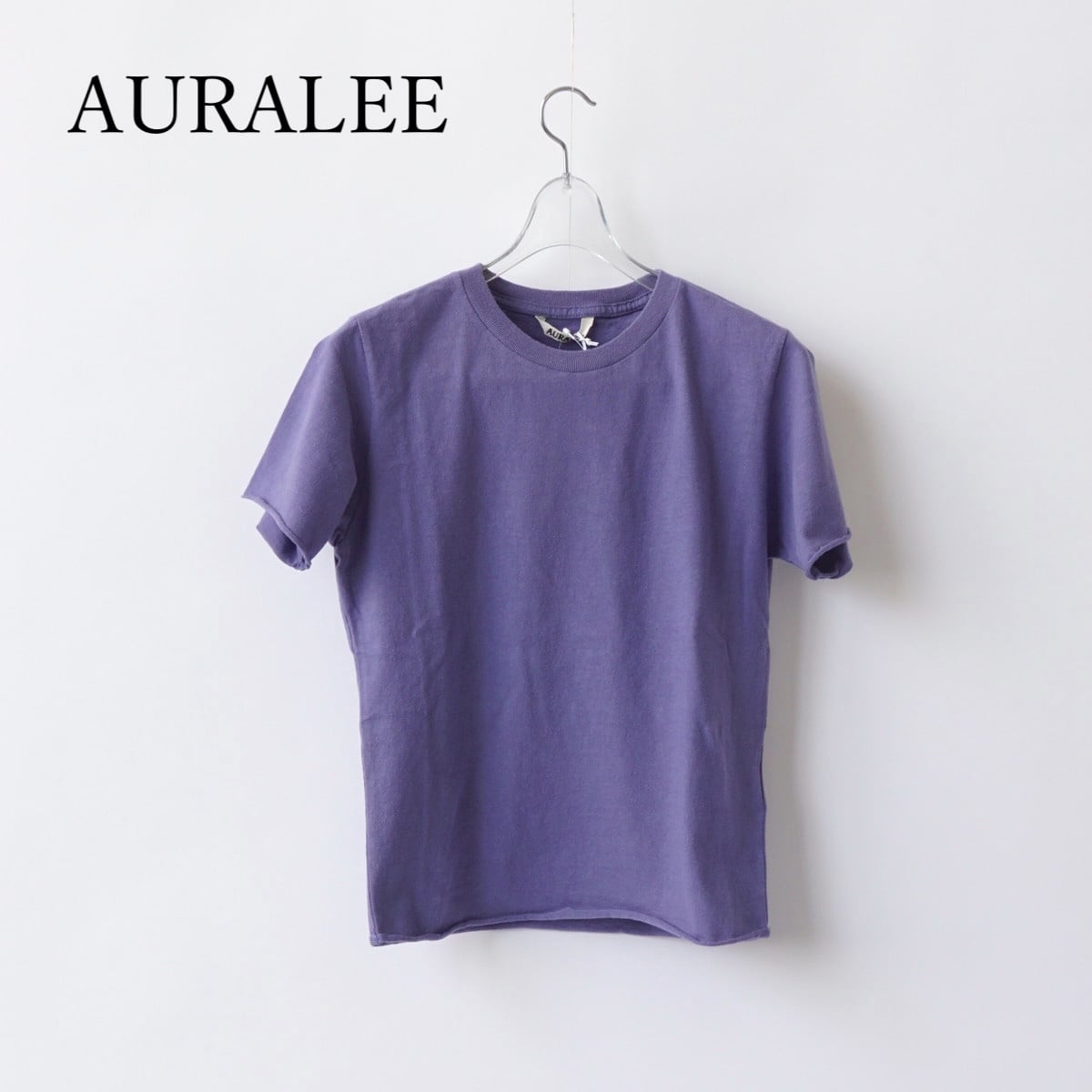 AURALEE/オーラリー・BRUSHED ORGANIC COTTON JERSEY TEE | a flat shop