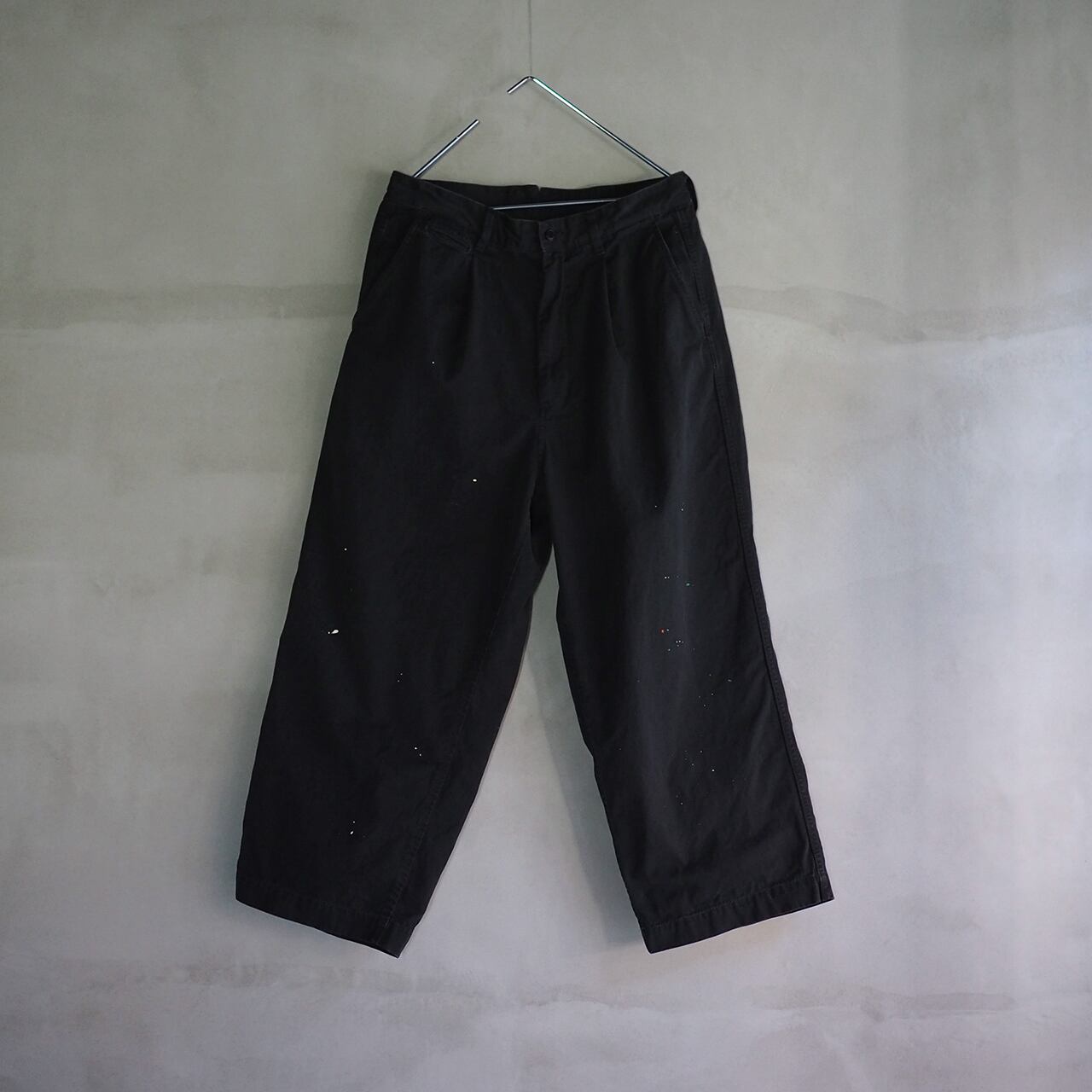 パンツ YOKO SAKAMOTO WORK TROUSERS FADE BLACK M YOKO SAKAMOTO WORK TROUSERS FADE BLACK | PAY ID