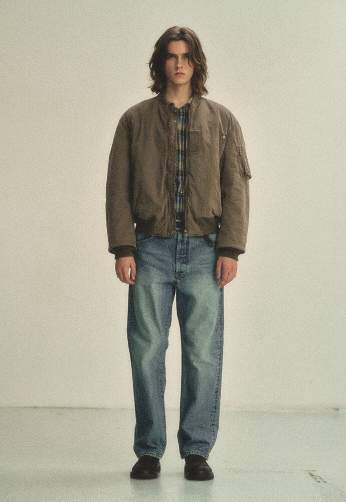 ☆ENHYPEN ジェイク 着用！！【Art if acts】Garment-Dyed MA-1_Mud